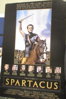 Spartacus poster at MoMA: "Kirk [Douglas] knew that he [Trumbo] loved birds …"